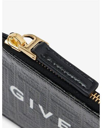 givenchy faux leather card holder